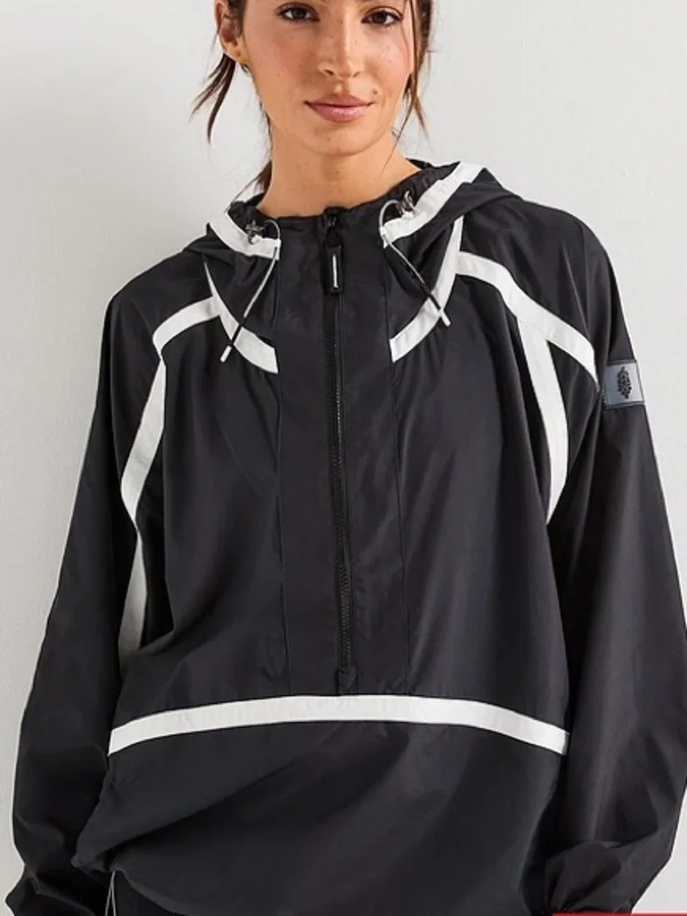 Free People FP Movement Training FP Cares Like The Wind Jacket - Black - NWT